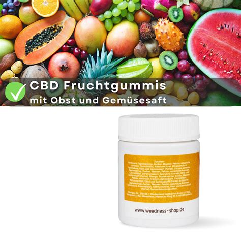 Weedness Cbd L Fruchtgummis Mit Mg In Verschiedenen