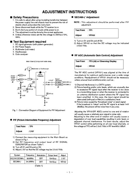 Lg Goldstar Ct 29q10 Mc 991a Service Manual Download Schematics