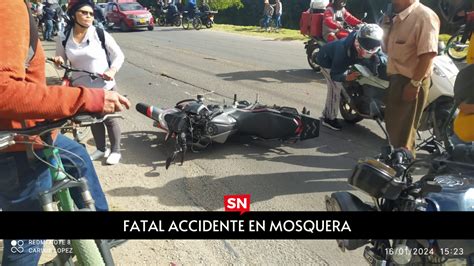 Motociclista fallece en accidente de tránsito en Mosquera Cundinamarca