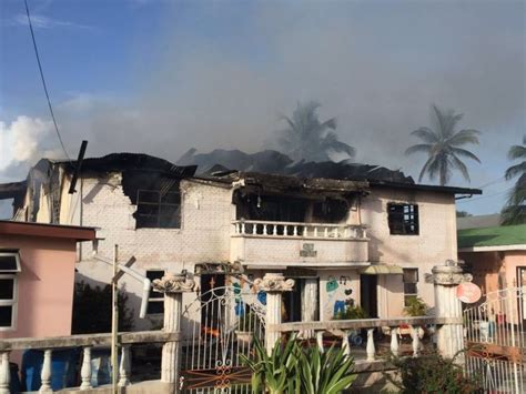 Early Morning Fire Guts House At Industry See Photos Inews Guyana