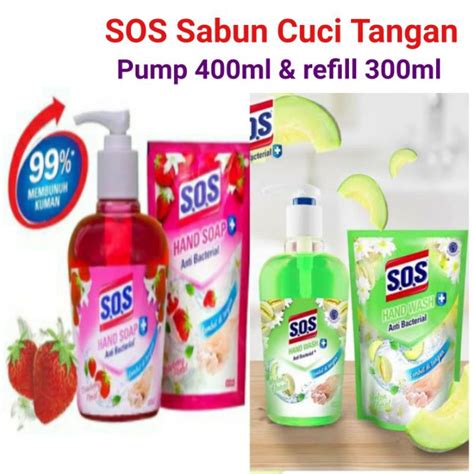 Jual Sos Hand Wash Sabun Cuci Tangan Refill Ml Pump Ml Shopee