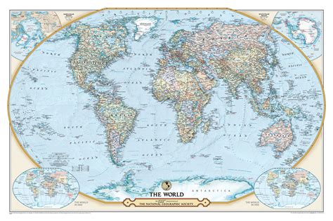 125th Anniversary World National Geographic Shop Mapworld