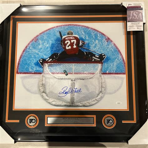 Ron Hextall Autograph Signed Philadelphia Flyers 16x20 Photo Framed Jsa