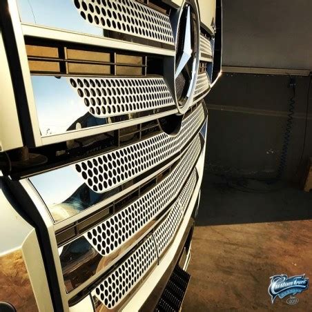 Grille De Calandre Inox Mercedes Actros Mp Mp Pcs Acces