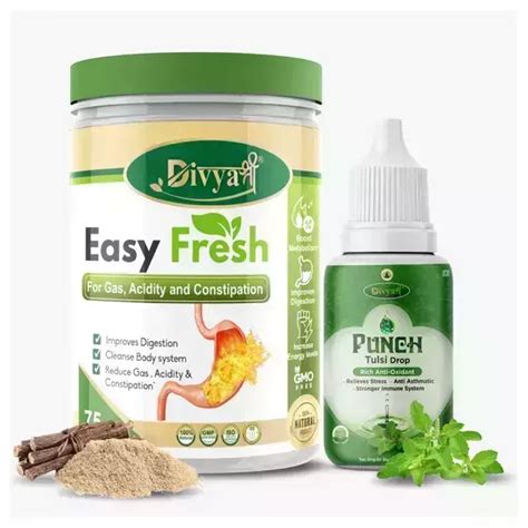 Divya Shree Easy Fresh Powder And Punch Tulsi Drop Combo Pack Uses