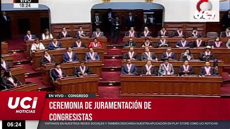 🚨 Ceremonia De Juramentación De Congresistas Electos Que Completarán El