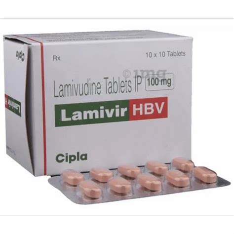 100 Mg Lamivudine Tablets IP At Rs 113 Strip Of 10 Tablets Lamivudine