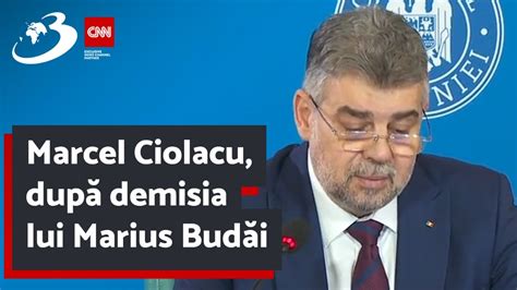 Marcel Ciolacu după demisia lui Marius Budăi Este un gest de onoare