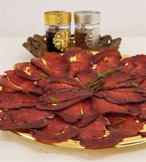 Viande Sèche Du Veau Bresaola Halal Premium El Abanico Produits