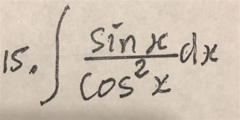 Solved Integral Sin Xcos2x Dx