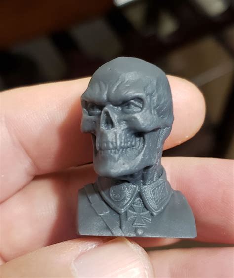 3d Printable Red Skull By Jason Smith