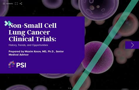 NSCLC Clinical Trials: History, Trends, and Opportunities