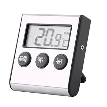 Digital Fridge Thermometer Refrigerator Freezer Thermometer With High