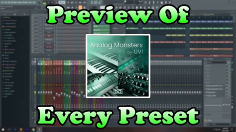 Analog Monsters By Uvi Flex Plugin Every Preset Preview Listen