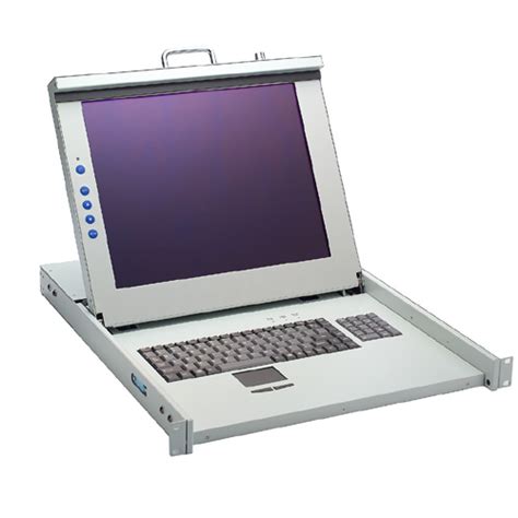 AX69178 1U 17" LCD Rackmount Monitor & Keyboard with Integrated 8-port KVM - Assured Systems