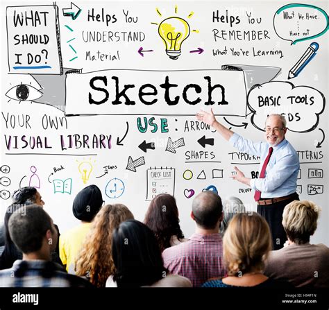 Sketch Notes Creative Drawing Design Graphic Concept Stock Photo Alamy