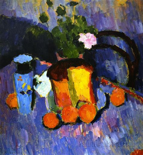 Still Life With Kulich By Alexej Von Jawlensky Expressionism Painting