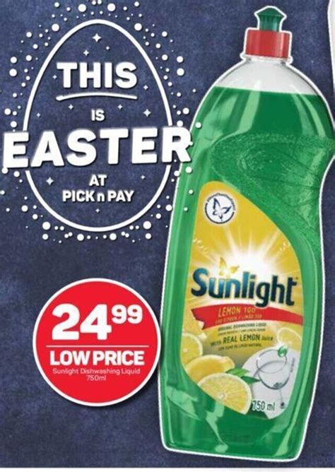 Sunlight Dishwashing Liquid Ml Offer At Pick N Pay