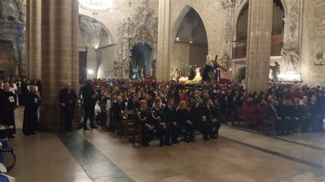 El temporal frustra la procesión del Santo Entierro en Barbastro y Sariñena