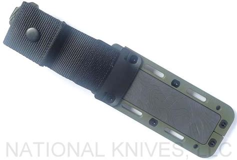 Demko Knives Freereign Tanto Fixed Blade Green National Knives Llc