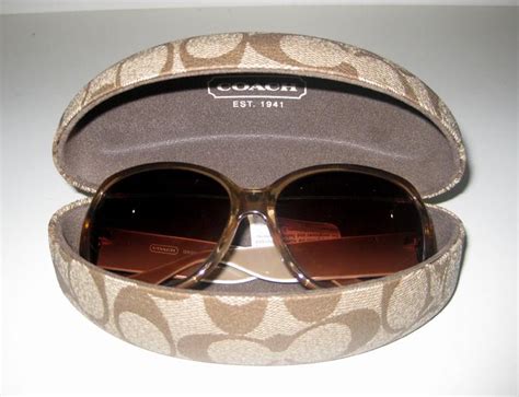 NEW - COACH SUNGLASSES CASE - AUTHENTIC