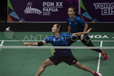 final bulu tangkis ganda putri antara foto