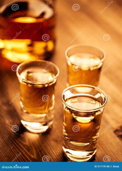 shots stock photo image  yellow alcohol