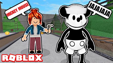 ¡mickey Mouse En Murder Mystery 2 😱 Michi Roblox Youtube