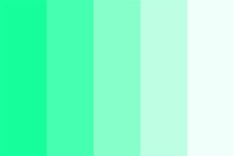 Neon Seafoam Color Palette