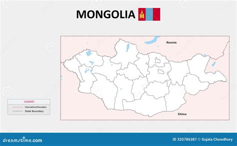 Mongolia Map States Map Of Mongolia Political Map Of Mongolia With