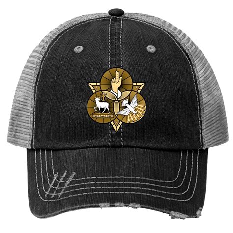 The Magnificent Seal Of The Holy Trinity Trucker Hats Id By