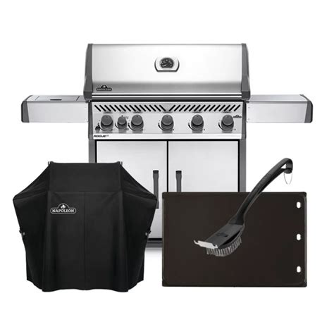 Pack Barbecue Gaz Napoleon Rogue Xt Sib Inox Accessoires