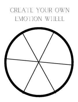 Emotion Wheel Worksheet By Lauren Daniels TPT