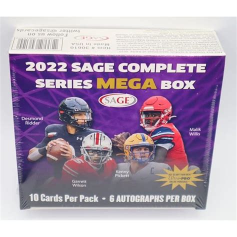 Buy 2022 Sage Football Complete Series Mega Box Factory Sealed 6