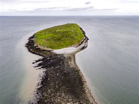 Aerial View Of Puffin Island Wales United Kingdom Stock Image