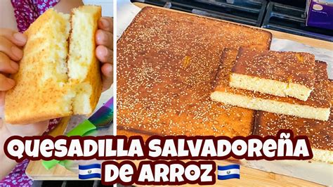 LA MEJOR QUESADILLA DE ARROZ SALVADOREÑA SUAVE Y ESPONJADITA paso a