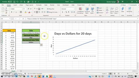 How to Make and Format Dynamic Chart and Axis Titles In Excel. # ...