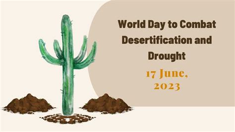 World Day To Combat Desertification And Drought Setting Up