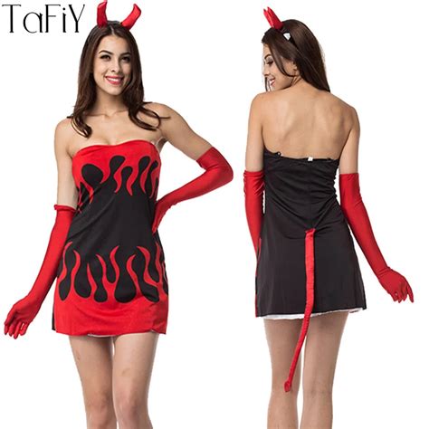 TaFiY Women Cosplay Costume Evil Vampire Costume Fancy Clothing Dress ...