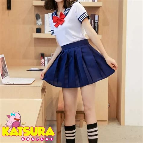 Cosplay Uniforme Escolar SAILOR FUKU Katsura Cosplay