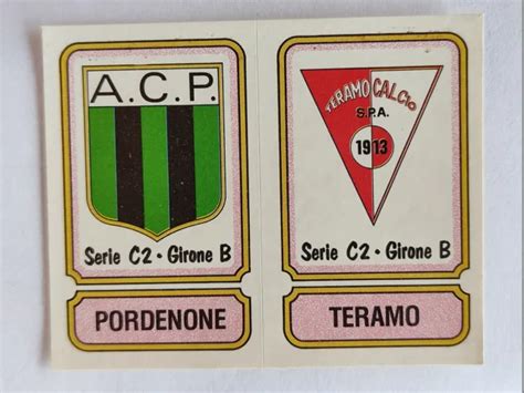 Figurina Calciatori Panini Pordenone Scudetto N Ottima Con