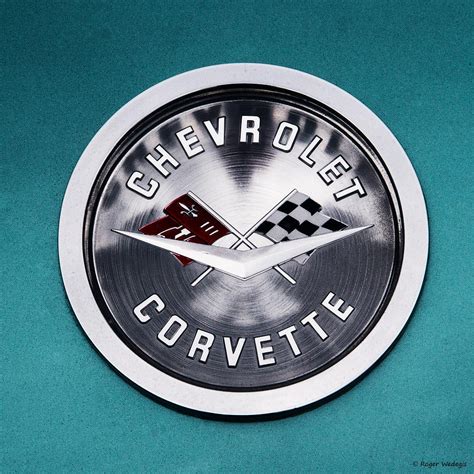 Chevy Corvette Emblem Photograph By Roger Wedegis Fine Art America