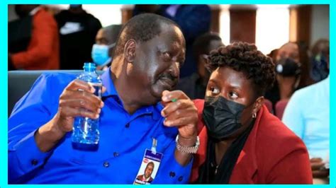 Raila Finally Speaks On Daughter Winnie Odingas Swearing In At