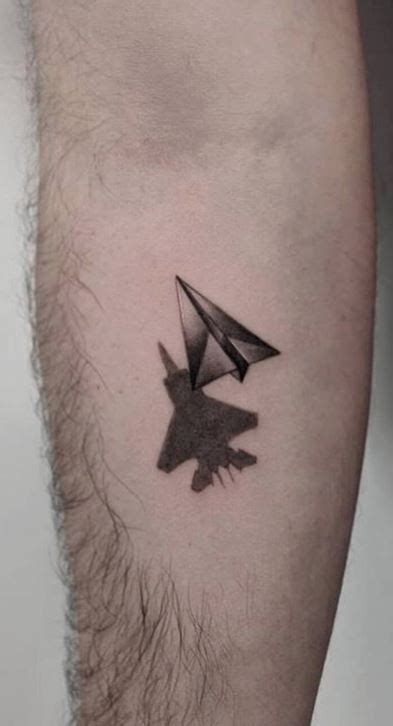 85 Amazing Paper Airplane Tattoos and Meanings That Will Blow You Away ...