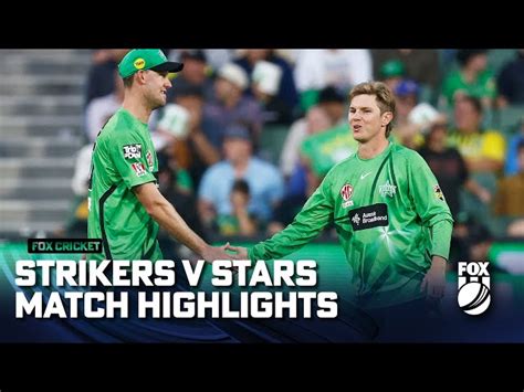 Melbourne Stars vs Adelaide Strikers - Match Highlights | 12/01/2023 ...