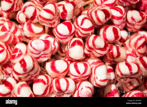 Boiled Sweets Red White Hi Res Stock Photography And Images Alamy