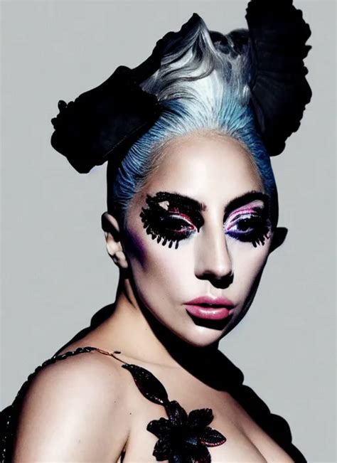 Lady Gaga Photoshoot By Nick Knight Editorial Studio Stable Diffusion