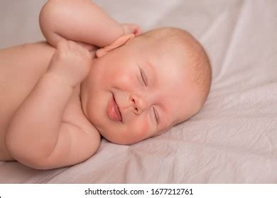 Happy 3 Months Old Baby Smiling Stock Photo Edit Now 1677212761