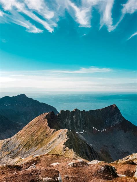 black  white mountain painting  stock photo