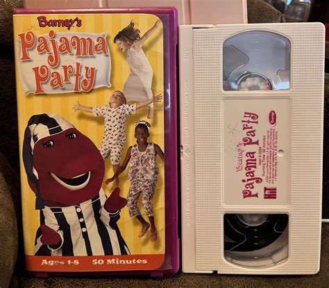 Barney Friends Pajama Party Vhs Video Tape Grelly Usa